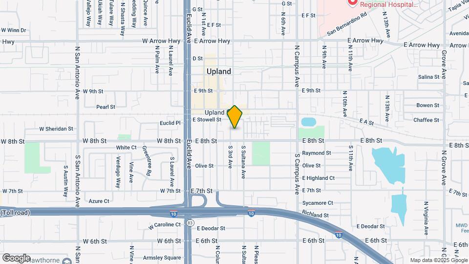 176 S 3rd Ave Map and Location Details