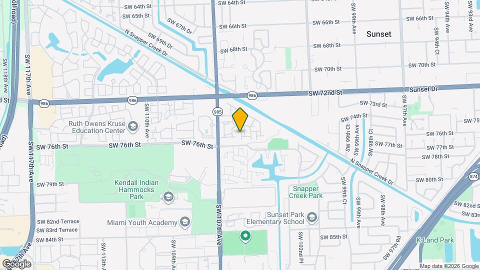 7440 SW 105th Pl Map and Location Details