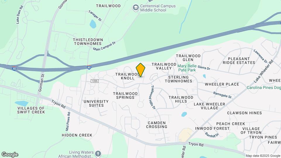 1950 Trailwood Heights Ln, Unit 203 Map and Location Details