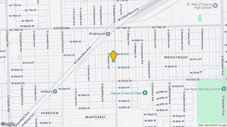 8140 S Kedzie Ave, Unit 201 Map and Location Details