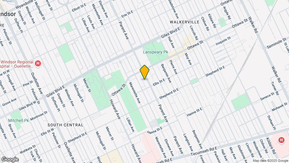 1363 Parent Ave Map and Location Details