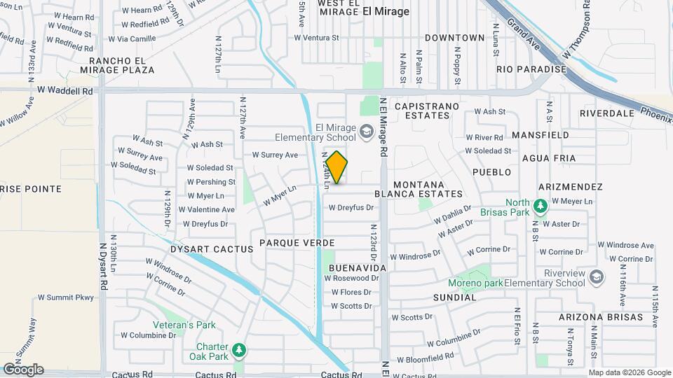 12418 W Valentine Ave Map and Location Details