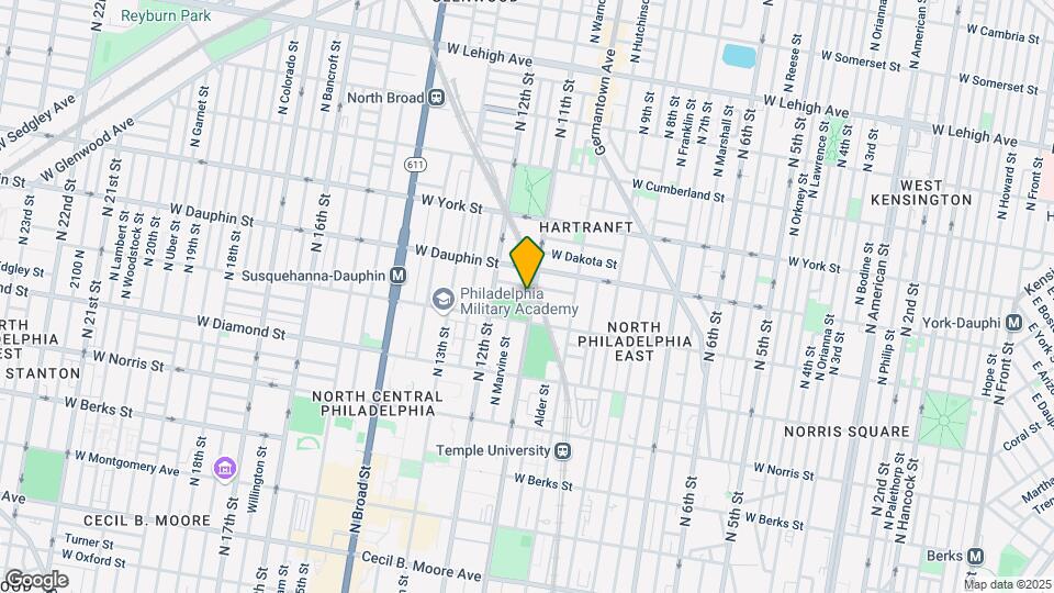 2224 N 11th St Map and Location Details