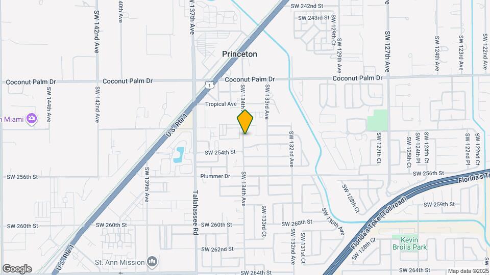 25265 SW 134th Ave Map and Location Details