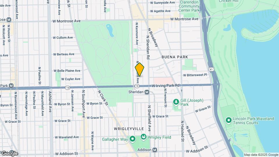 4027 N Kenmore Ave Map and Location Details