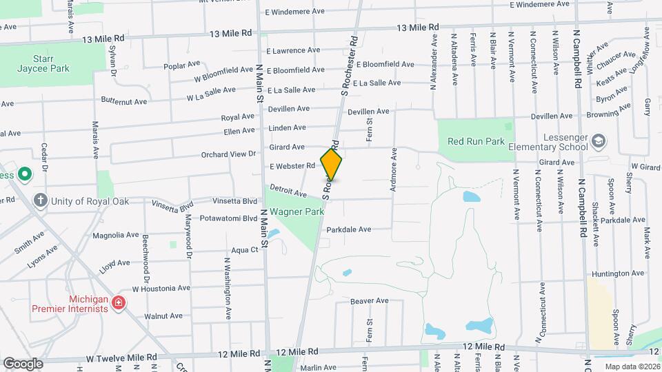 Rochester House Apartments Map and Location Details