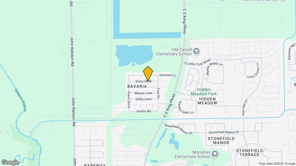 12322 Dona Lane Map and Location Details