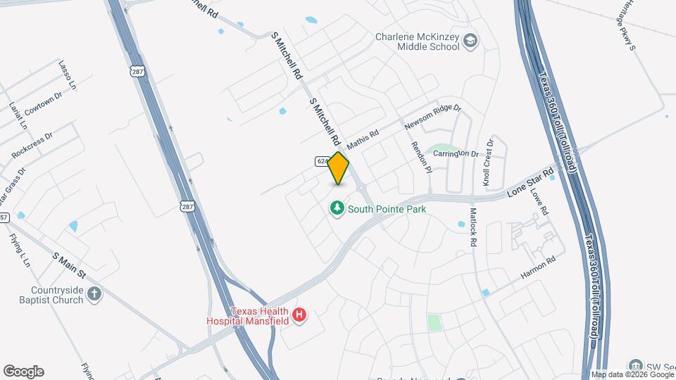 2600 Collier St Map and Location Details