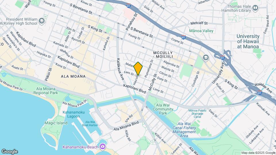 1805 Fern St Map and Location Details