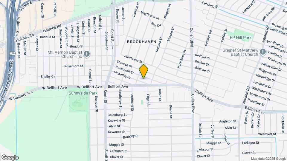 4411 McKinley St Map and Location Details