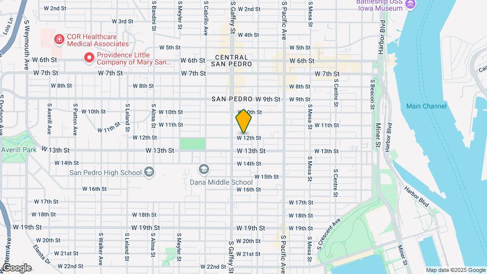662 W 12th St Map and Location Details