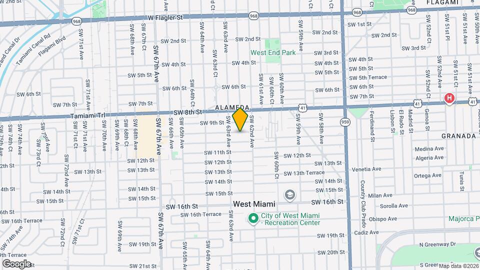 6246 SW 10th St Map and Location Details