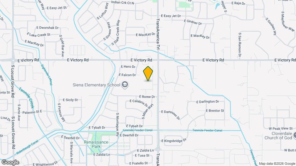3097 E Shaver Ct Map and Location Details