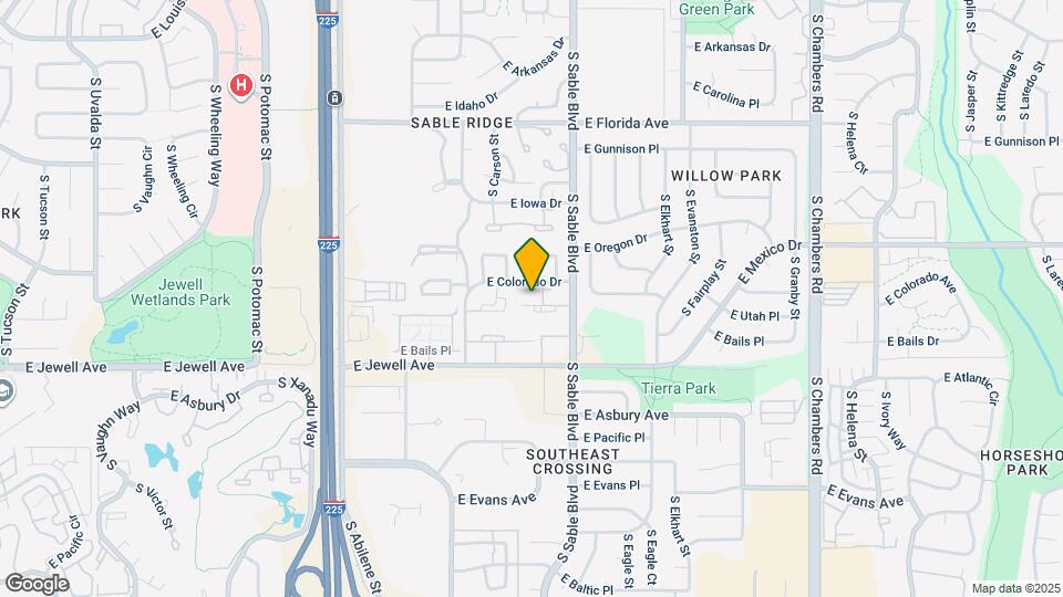 14424 E Colorado Dr Map and Location Details