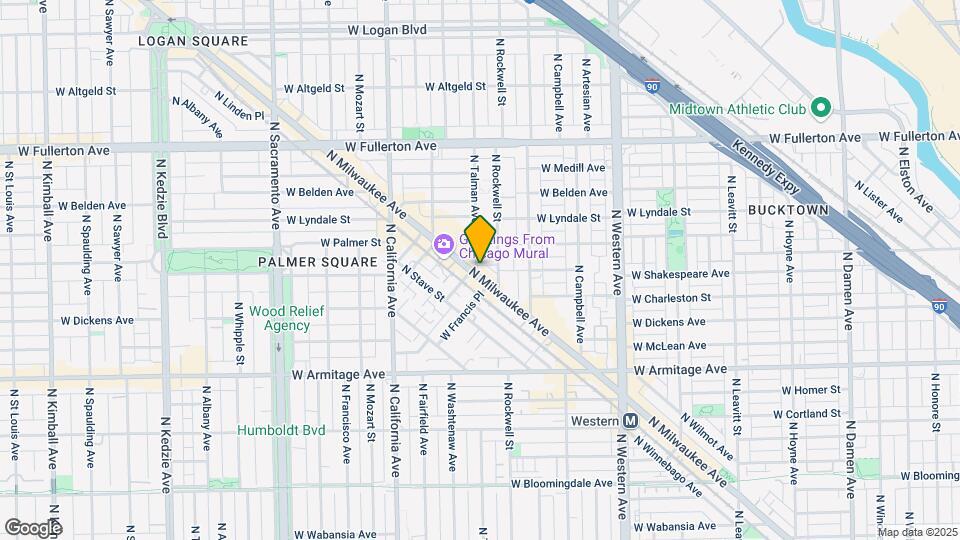 2171 N Milwaukee Ave, Unit 2 Map and Location Details