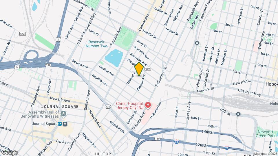 59 Waverly St Map and Location Details