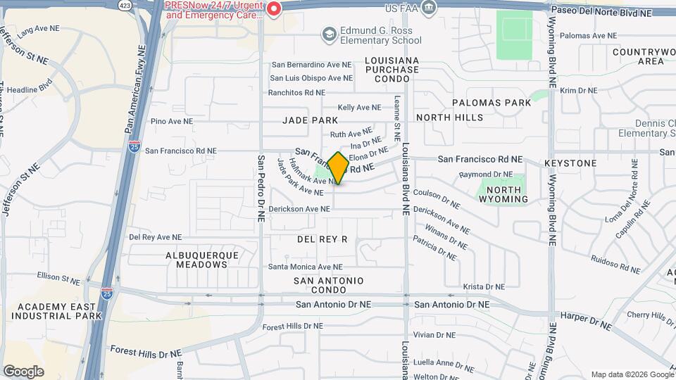 6801 Prom Ave NE Map and Location Details