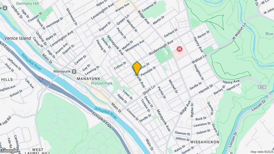 4200 Manayunk Ave Map and Location Details