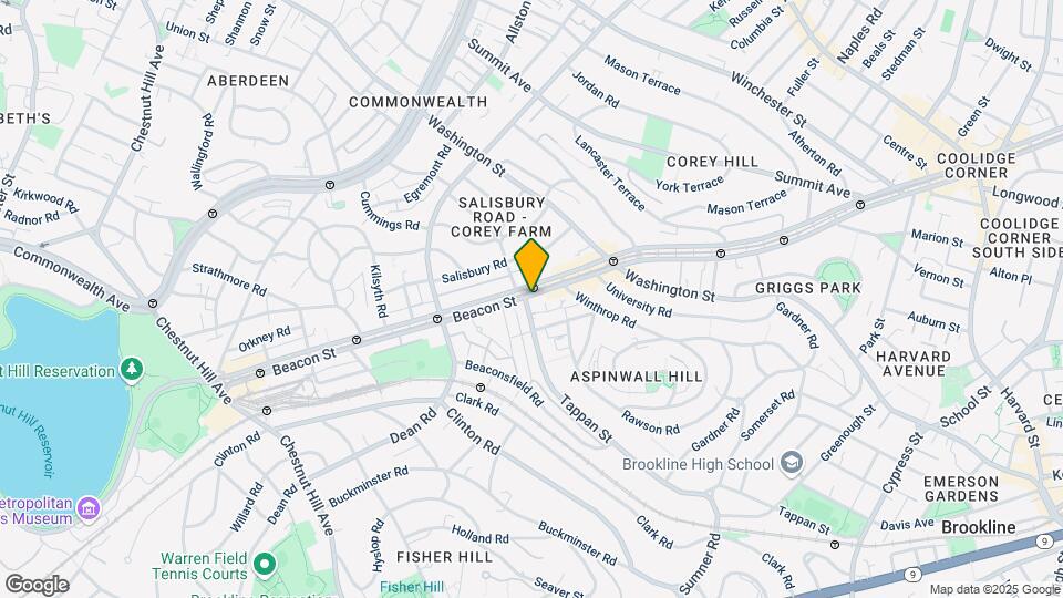 1693 Beacon St Map and Location Details