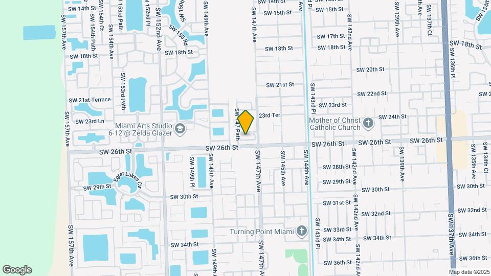 14747 SW 25th Ln Map and Location Details