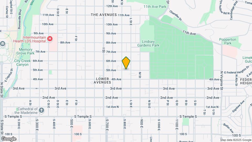720 E 5th Ave Map and Location Details