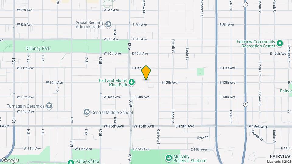 6 E 12th Ave Map and Location Details