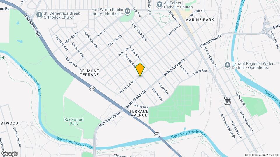 1321 Denver Ave Map and Location Details