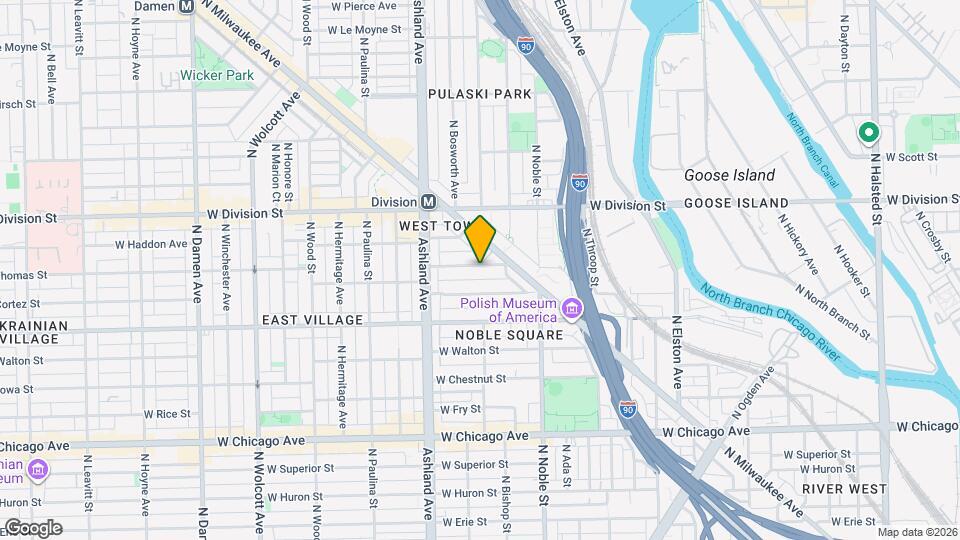 1465 W Thomas St Mapa y Detalles de la Ubicación