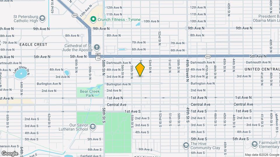 5400 3rd Ave N Map and Location Details