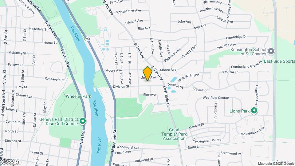 431 Division St Map and Location Details