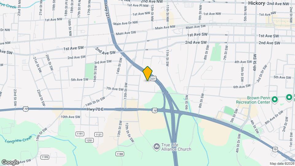 525 12th St SW Map and Location Details