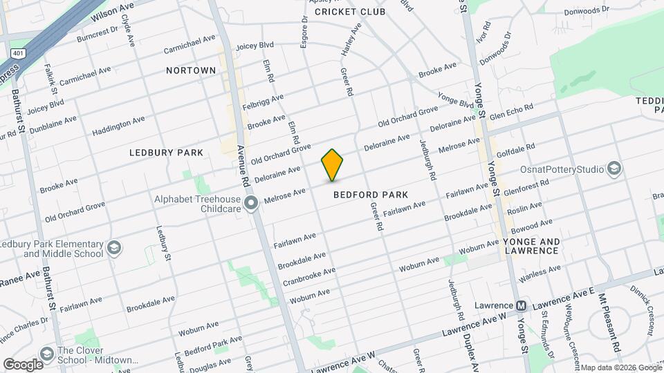 203 Melrose Ave Map and Location Details