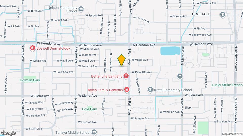 1055 W Fremont Ave Map and Location Details