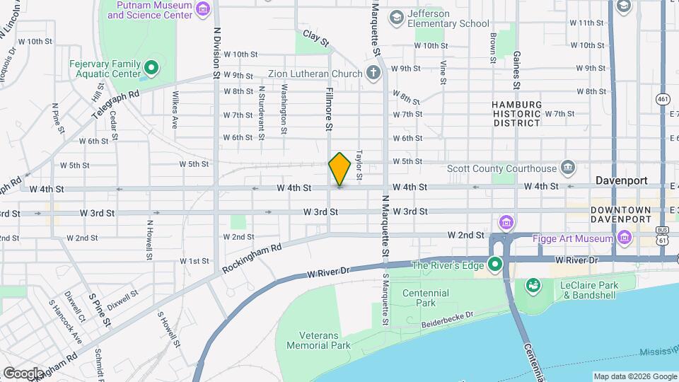 1341 W 4th St Mapa y Detalles de la Ubicación