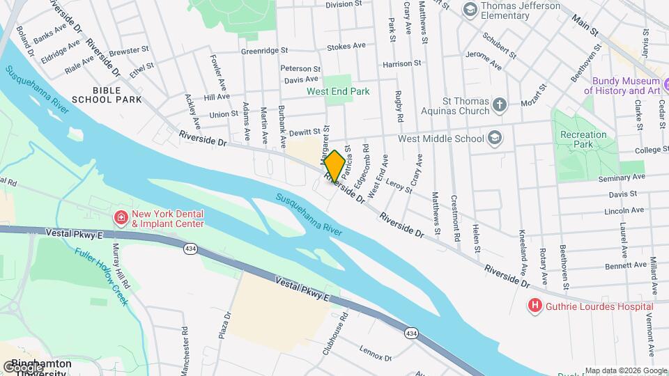 325 Riverside Dr Map and Location Details