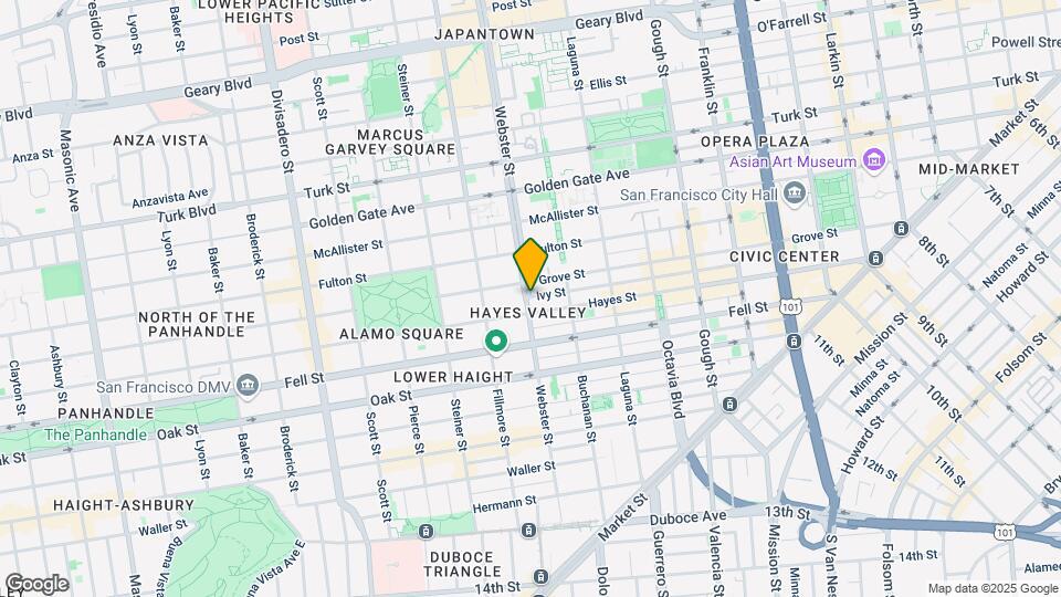 610 Webster St Mapa y Detalles de la Ubicación
