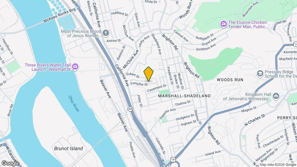 1430 Forsythe St Map and Location Details