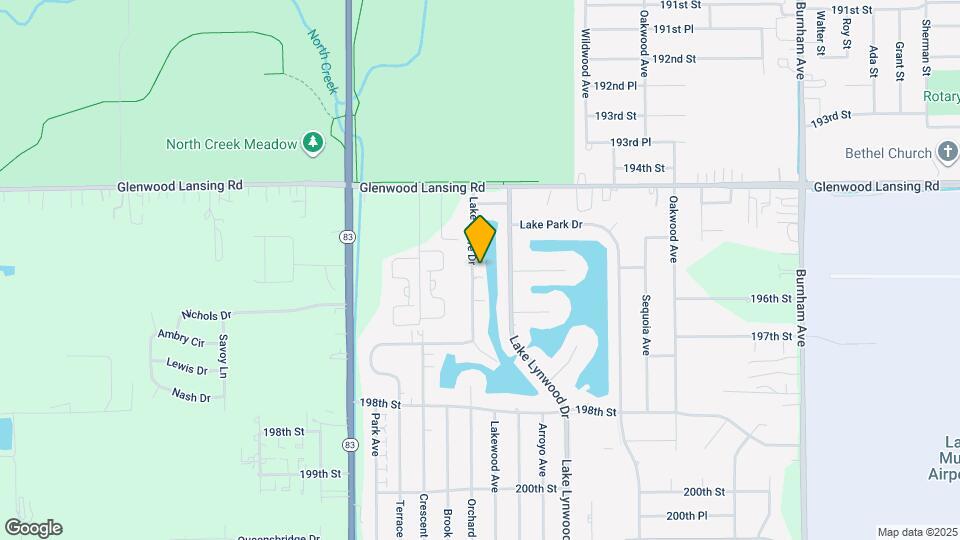 19535 Lake Shore Dr, Unit Lynwood Map and Location Details