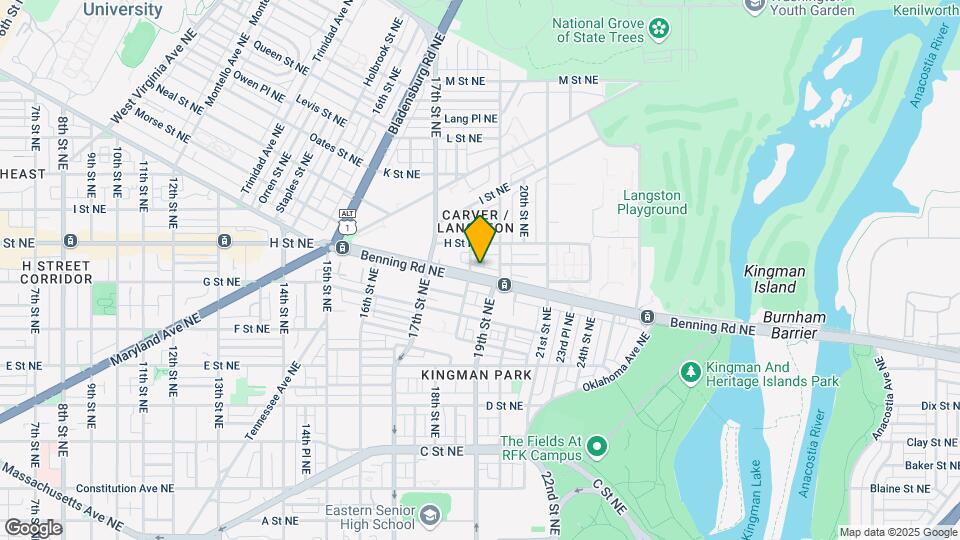 1810 Benning Rd NE, Unit Unit3 Mapa y Detalles de la Ubicación