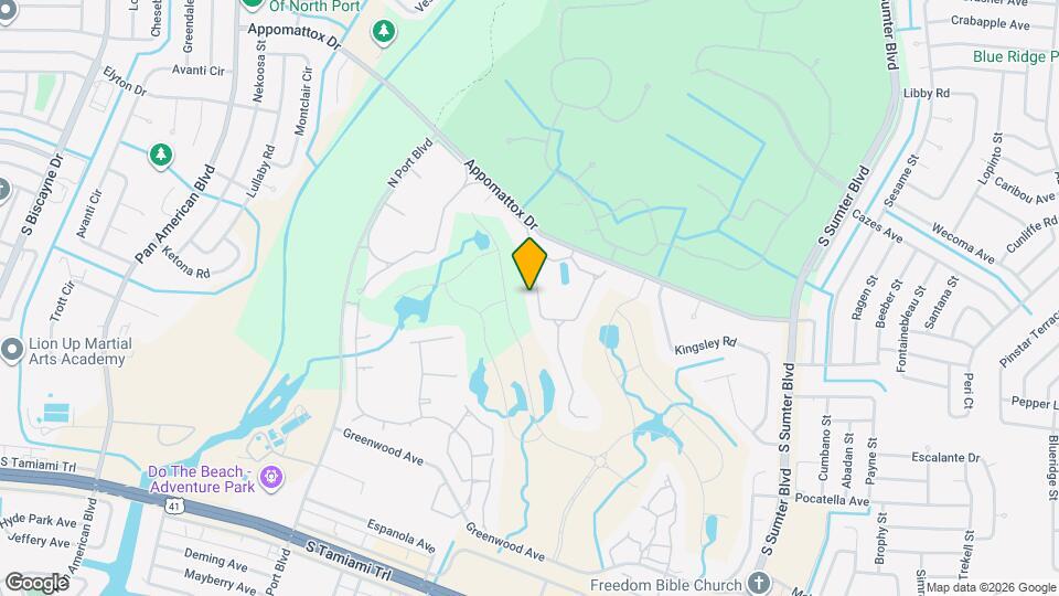 4153 Fairway Dr Map and Location Details