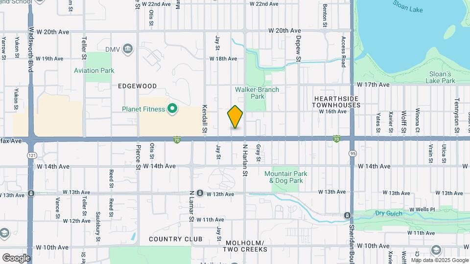 1514 Ingalls St Map and Location Details