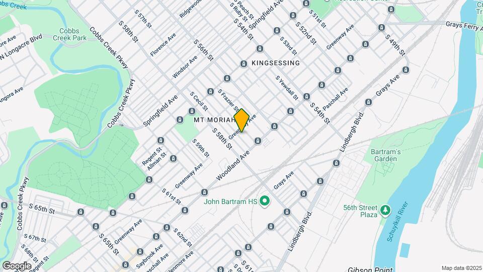 2117 S Alden St Map and Location Details