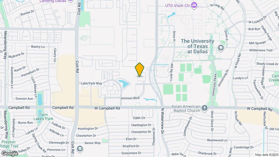 1127 Piedmont Ln Map and Location Details