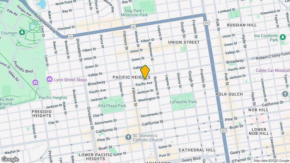 2298 Pacific Ave Map and Location Details