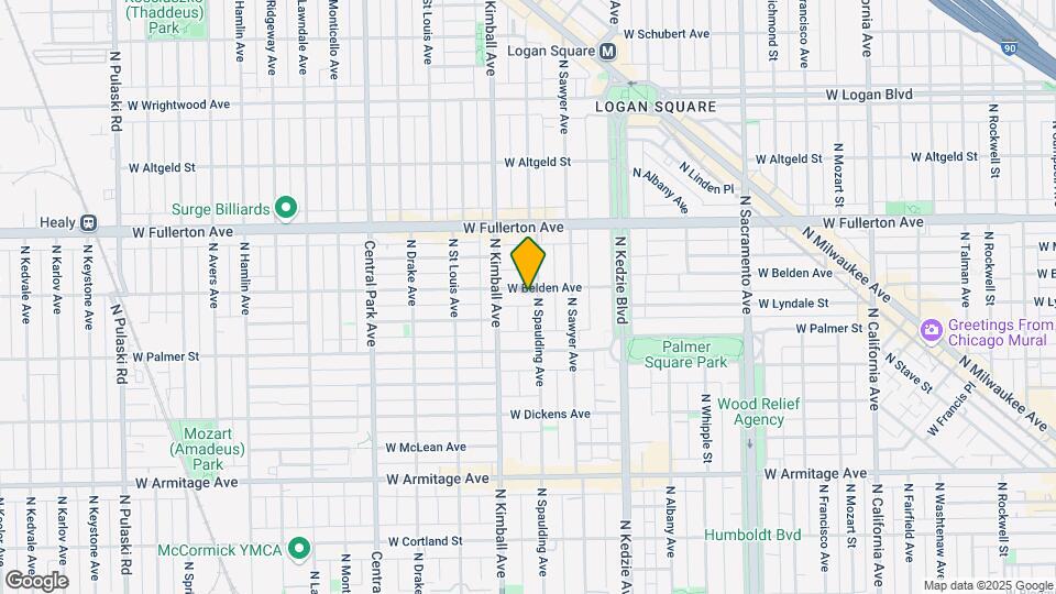 3307 W Belden Ave Map and Location Details