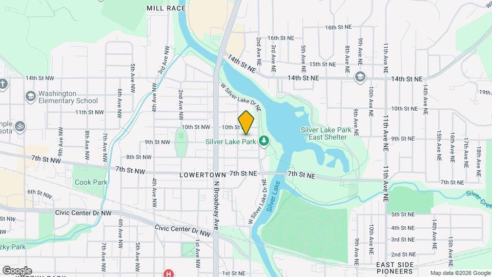 115 9th St NE Map and Location Details