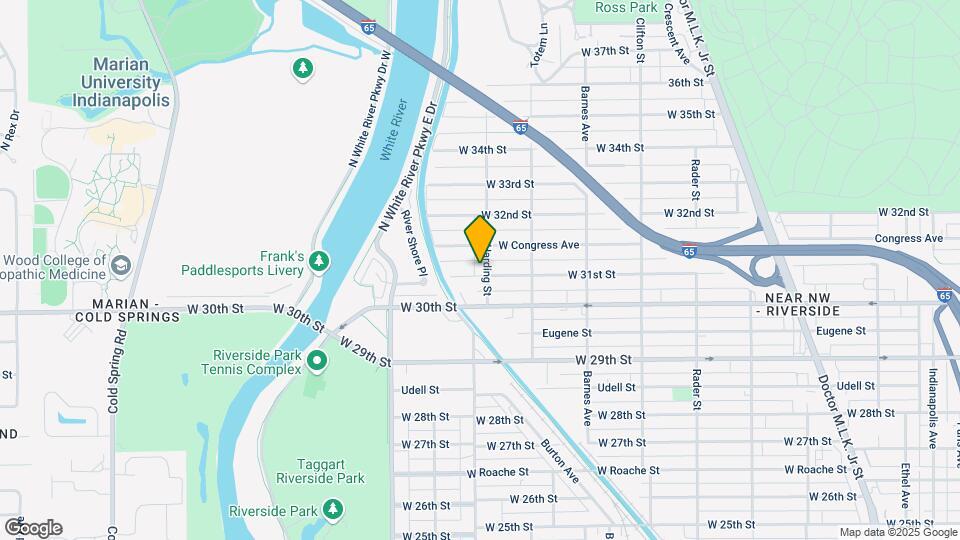 3106 N Harding St Map and Location Details