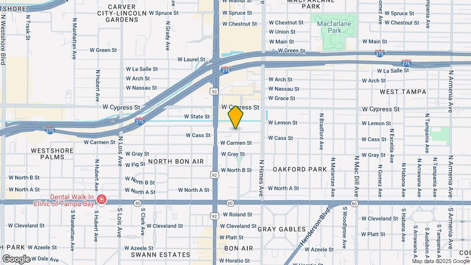 3710 W Cass St Map and Location Details