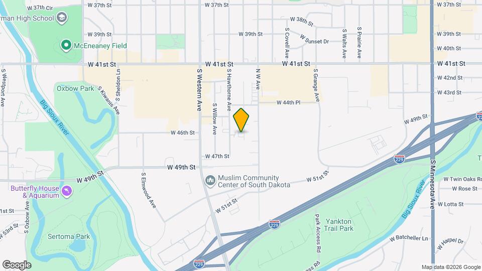 3901 S Glendale Ave Map and Location Details