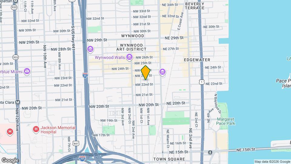 2200 NW 1st Ave Map and Location Details